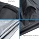 thumbnail image 3 of Cubierta cuadrada para mesa de hoguera de gas, impermeable, resistente al viento, anti-UV, resistente para muebles de hoguera de patio, 3 of 5