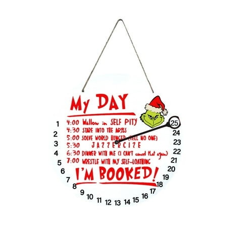 

Grinch Grinch Decorations Indoor Christmas Countdown Pendant Wooden Sign Hanging Sign Christmas Door Garden Decoration 1 X Wooden listing Product code:1114 B One Size