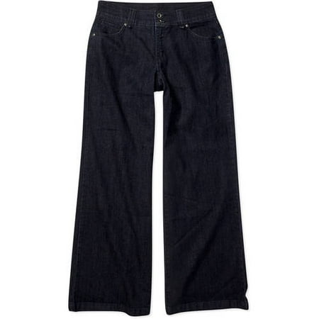 Faded Glory - Women's Petite Wide-Leg Jeans