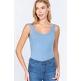 thumbnail image 2 of Women's Basic Round Neck T Shirt Bodysuit Tops Short Sleeve Jumpsuit For Match A Shorts Skirt Coat Suit Or Jeans, 2 of 7