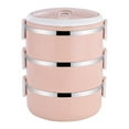 thumbnail image 2 of 1X Lunch Box Clearance! Stainless Steel Insulated Lunch Box Stacking Food Containers, 2 of 2