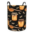 thumbnail image 2 of Balery Bee and Honey Round Laundry Basket with Handles Waterproof Freestanding Laundry Hamper for Clothes Toys in the Dorm and Family-Small, 2 of 8