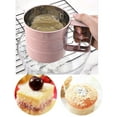 thumbnail image 6 of Amerteer Flour Sifter, Sifter for Baking, Stainless Steel Hand Crank Flour Sifter with 2-Cup Measuring, Hand-Pressed Flour Sieve, Sugar Powder Sieve Cup - Practical Baking Tool for Home-Pink, 6 of 6