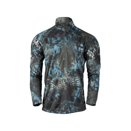 Kryptek Hyperion Long Sleeve Zip Shirt - Men s Neptune L
