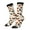 2 Black-1, variant on Roosters and Chickens Pattern Sport Socks for Women and Men Crew Socks Sporty Calf Socks Casual Socks