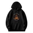 thumbnail image 3 of Men's Long Sleeve Hoodie Pullover Sweatshirt with Pockets Featuring a Fun German Design and ' OCCLUSION OF THIGU ' S ' Text, 3 of 7