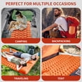 thumbnail image 7 of Camping Sleeping Pad, Ultralight Camping Mat with Pillow Built-in Foot Pump Inflatable Sleeping Pads Compact for Camping Backpacking Hiking Traveling Air Mattress, 7 of 7