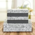 thumbnail image 2 of Mocassi 4-Piece Fitted Sheet Set with Smart Pockets, Amelia Paisley Printed - 1500 Thread Count, Fade, Stain, and Wrinkle Resistant, Paisley Sheet Set, Twin, Ash Gray, 2 of 5