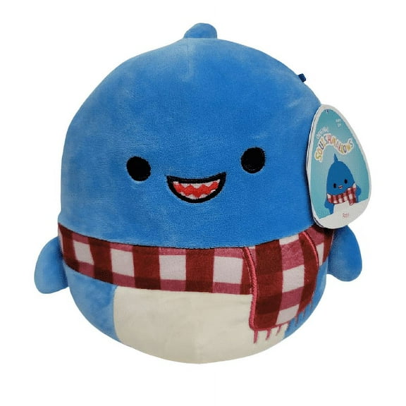 Squishmallows Official Kellytoys Plush 8 Inch Rey the Shark Ultimate Soft Winter Stuffed Toy