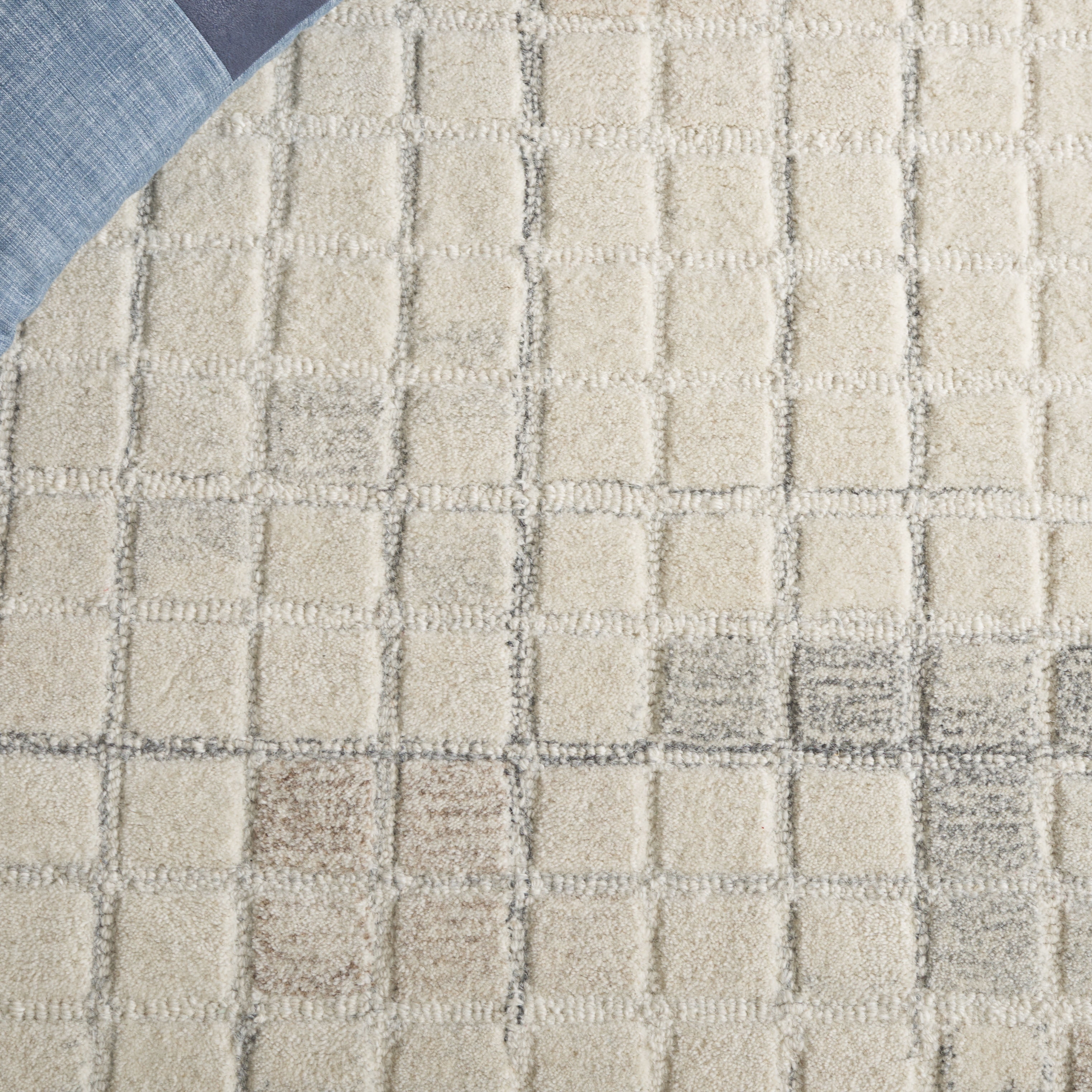 SAFAVIEH Ebony Risto Geometric Area Rug, Ivory/Gray, 9' x 12'
