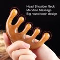 thumbnail image 2 of Scraping Board Compact 5-tooth Portable Convenient Eco-friendly Dredging Meridians Resin Head Meridians Massage Tool Beauty Tool, 2 of 8