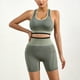 thumbnail image 2 of Ropa interior deportiva para mujer, a prueba de golpes, entrenamiento para correr, chaleco de Yoga, ropa interior hermosa, conjunto de pantalones cortos con sujetador elástico para Fitness Fridja  nalpqowj64198, 2 of 9