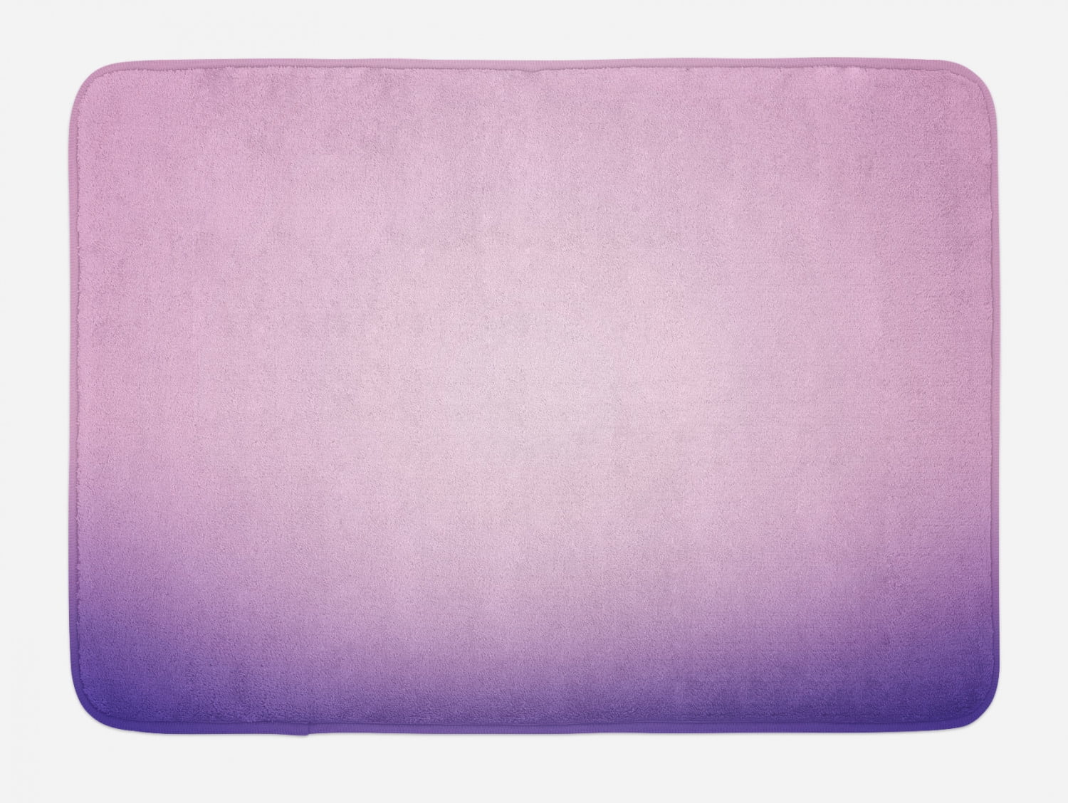 Lavender Bath Mat, Pink and Purple Ombre Print Modern Pastel Color