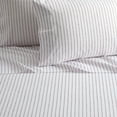 thumbnail image 3 of Caley 3 or 4 Piece Sheet Set Solid White With Dot Striped Pattern Print Design, 3 of 10