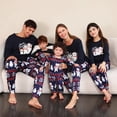 thumbnail image 3 of Merry Christmas Family Pajamas Set Cartoon Bear Print Mom Daughter Dad Son Baby Matching Clothes Loose Soft Sleepwear Xmas Look, 3 of 4