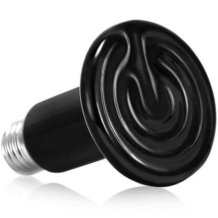 NEPTONION Ceramic Heat Emitter - 100W Reptile Night Heat Lamp, No Light Emitted Bulb, Reliable and Safe Heat Bulb for Reptile & Amphibian
