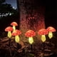 thumbnail image 4 of Solar Mushroom Fairy Lights Outdoor Garden Pathway Decoration 12pcs, 4 of 5