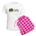 thumbnail image 5 of CafePress - Mccarthy Celtic Dragon Women's Light Pajamas - Women's Short Sleeve Print T-Shirt and Pants Light Cotton Pajama Set, 5 of 7