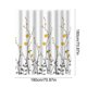 thumbnail image 3 of Shower Curtain Floral Patterns Printed Decoration Partition Cloth Water Repellent Shower Curtain Hooks With Hooks Easily Install Shower Curtain 71x71'', 3 of 7