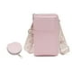 thumbnail image 2 of Yhmxh Organizadores y almacenamiento Cartera pequeña de cuero para teléfono, bolso cruzado, bolso de hombro para mujer, bolso moderno para teléfono móvil, conjunto de billetera, 2 of 3