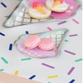 thumbnail image 2 of Weddingstar Small Ice Cream Cone Disposable Paper Party Plates - Iridescent - Set Of 8, 2 of 4