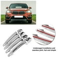 thumbnail image 4 of 8 Pcs Galvanoplastie Porte de Voiture Poignée Garniture ForX1 X3 X5 X6 2010-2013, 4 of 8