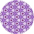 thumbnail image 1 of Ahgly Company Machine Washable Indoor Square Transitional Blossom Pink Area Rugs, 3' Square, 1 of 7