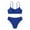 Blue, variant on Teen Girls Swimsuits Adjustable Straps Two Piece Bikini Sets with Chest Pad Swimsuit for Teen Girls 14 Years