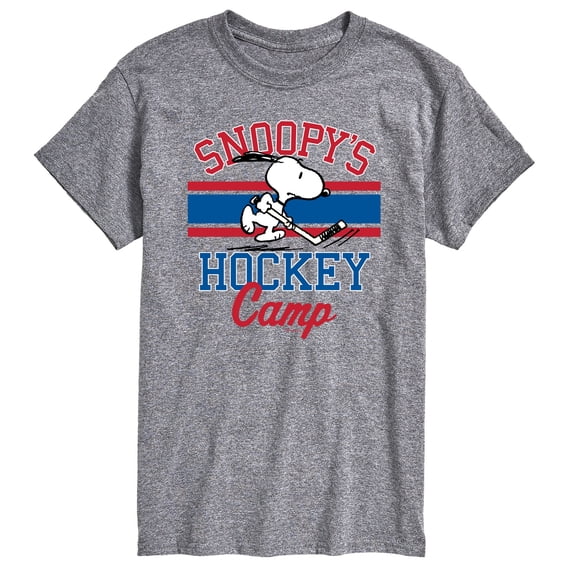 Peanuts - Snoopy's Hockey Camp - Men's Short Sleeve Graphic T-Shirt