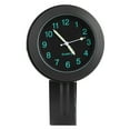 thumbnail image 2 of Reloj universal para manillar de motocicleta, 22/25 mm, resistente al agua, con batería integrada (negro), 2 of 12