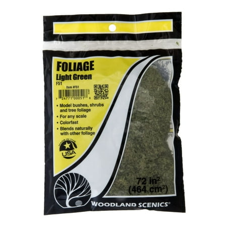 UPC: 0724771000518 | Woodland Scenics Foliage  Light Green