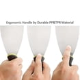 thumbnail image 4 of 6 Pcs Stainless Steel Putty Knife Set Putty Tool Set Drywall Scrapers for Home DIY Decorating Paint, 4 of 5
