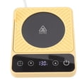 thumbnail image 3 of Electric Cup Warmer, Desk Cup Warmer Widely Used US Plug 110-120V 9 Mode  For Cafe Yellow, 3 of 8