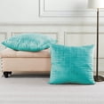thumbnail image 2 of Home Soft Things Textured Velvet Pillow Covers (Set of 2), - North Sea - 26" x 26", 2 of 6