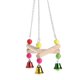 thumbnail image 5 of Bird Activity Prop Wooden Parrot Swing for Bird Owners Home Outdoor Use 20x9.9x8.2cm 1Pack, 5 of 5