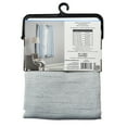 thumbnail image 3 of Mainstays Como Textured Light Filtering Indoor Curtain Panel Pair, Set of 2, Light Blue, 37” W x 63”L, 3 of 8
