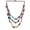 Moon, variant on Bohemian Wooden Coconut Shell Wood Beaded Choker Necklace African Ethnic Colorful Long Layered Bib Multilayer Flower Geometric for Women Chunky Party Costume Vaction Jewelry