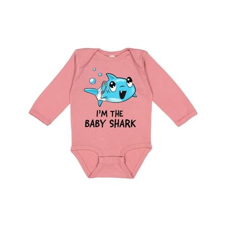 

Inktastic I m the Baby Shark- Cute Gift Baby Boy or Baby Girl Long Sleeve Bodysuit