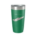 thumbnail image 1 of Lake Erie Map Tumbler Travel Mug Insulated Laser Engraved Coffee Cup Michigan Ohio Pennsylvania New York 20 oz Green, 1 of 1