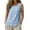 Light Blue, variant on Sheghy Cotton Tank Top Women 100%Cotton Basic Crew Neck Tank, Solid Sleeveless All-Match Casual Top Light Blue S