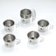 thumbnail image 3 of 4 Tazas Sierra de Acero Inoxidable de 160 ml con Bolsa de Almacenamiento Yeacher, 3 of 8