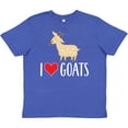 thumbnail image 3 of Inktastic Goat Cute I Love Goats Farm Animal Youth T-Shirt, 3 of 5