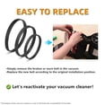 thumbnail image 2 of Juego de Correas de Repuesto for Bissell ProHeat 2X Revolution Pet Carpet Cleaner Modelo 1548 1551 1551W Serie 1550, Correa de Vacío Piezas de Repuesto 1606419, 1606418 & 1606428, 2 of 6