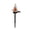 A, variant on Halloween Skeleton Solar Garden Stake Lights Resin Meditating Skeleton with Pumpkin Light Waterproof Solar Powered Halloween Decoration for Yard Patio Party
