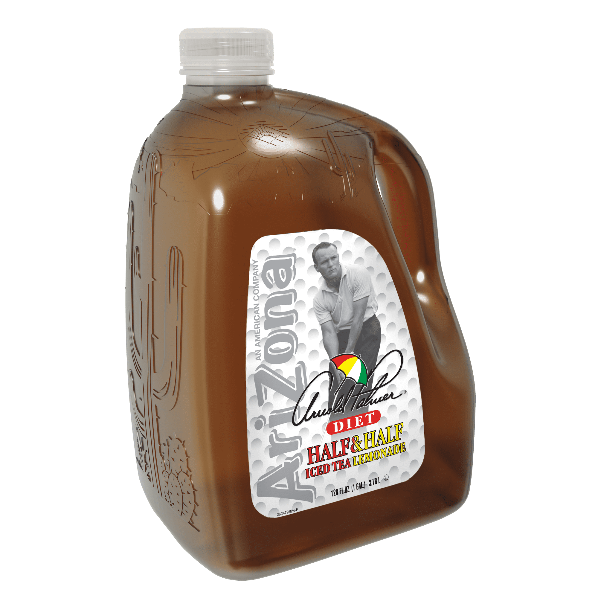 AriZona Arnold Palmer Zero Half & Half Iced Tea Lemonade, 128.0 FL OZ