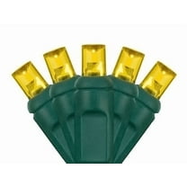 Yellow Led Christmas String Lights Mini Lights Indoor Outdoor Holiday 50Ct 24Ft