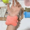 thumbnail image 1 of Dianhelloya EcoComfort Ergonomic Wrist Rest for Mouse & Keyboard, Soft Plush Wearable Design with Elastic Band, Compact Portable Wrist Support for Office, Gaming, Typing (7x6.5cm), 1 of 8