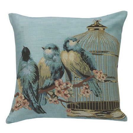 Westex Urban Loft Blue Birds Feather Filled Cushion