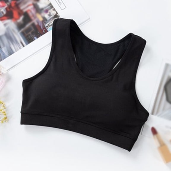 Vedolay Lingerie For Women Sports Bra Wirefree Yoga Bra with Removable Pads for Women,Black L