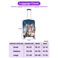 thumbnail image 5 of Hello Winter Chihuahua Welcome Snowy Night Watercolor Vintage Travel Luggage Cover Dog Lover Gifts Idea Suitcase Dust Protective Decor - 01011, 5 of 5